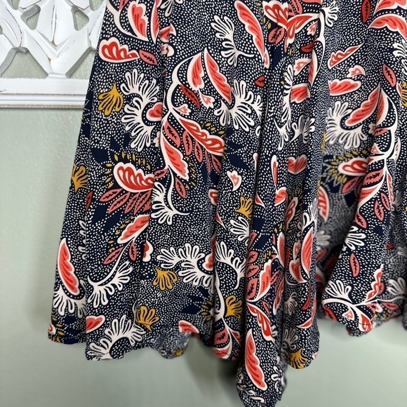 Lulus Dondi Navy Blue Print Romper Floral Paisley  Small - Picture 3 of 11